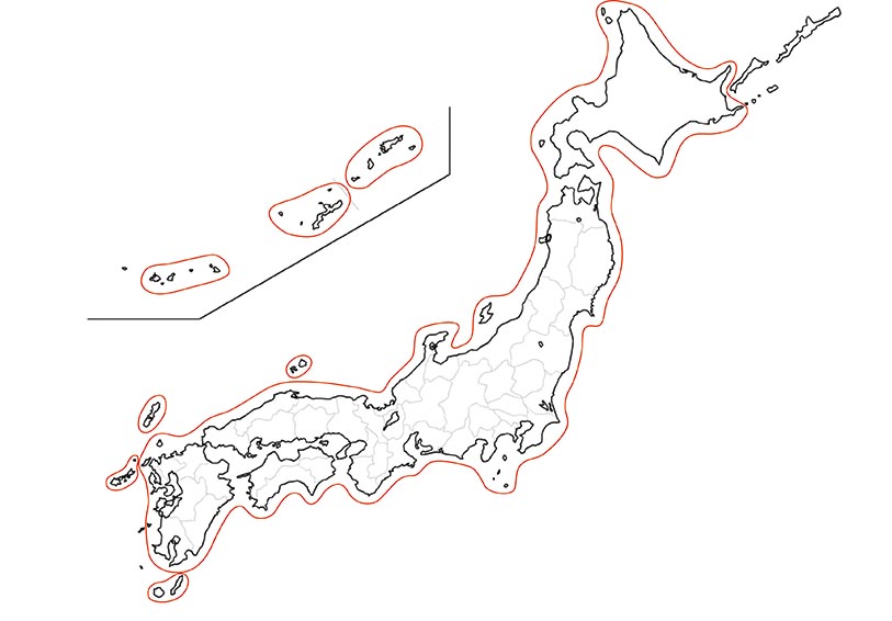 補正データの配信エリア（2022/08）